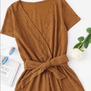 brown romper